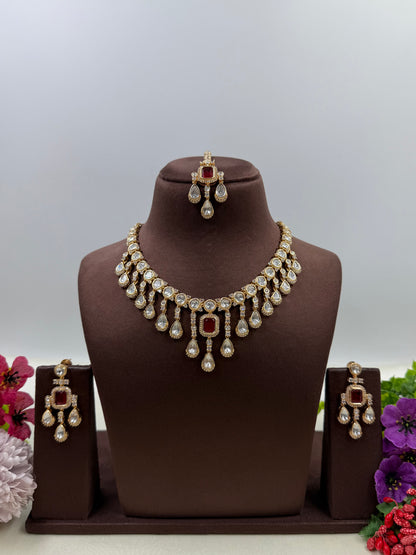 Samrudhi Premium Moissanite Necklace