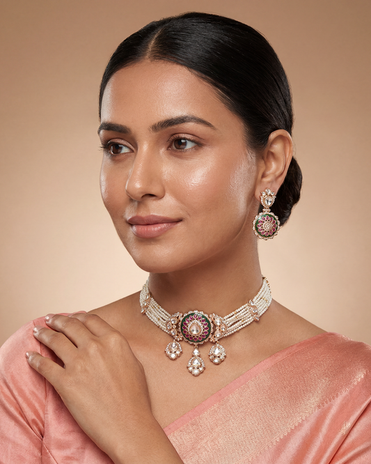 Inaya Moissanite Necklace Set