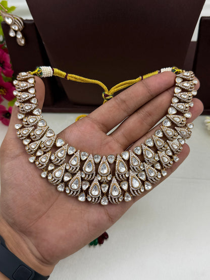 Shruti Premium Jaipuri Kundan Necklace Set