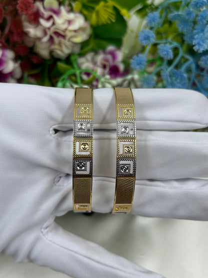 Vedika Premium Two-tone Bangles