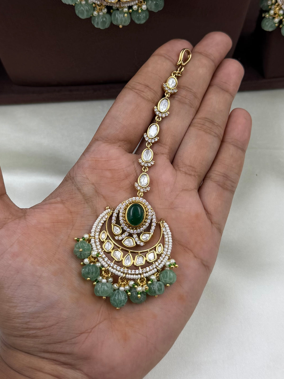Maharani Multi Colour Kundan Choker Set