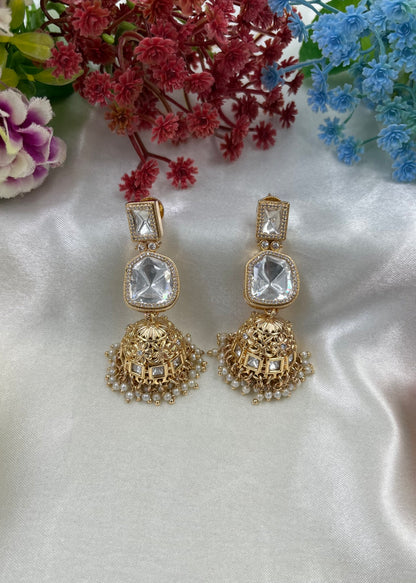 Leele Moissanite Jumka