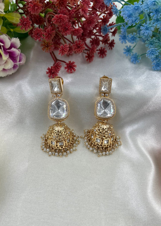 Leele Moissanite Jumka
