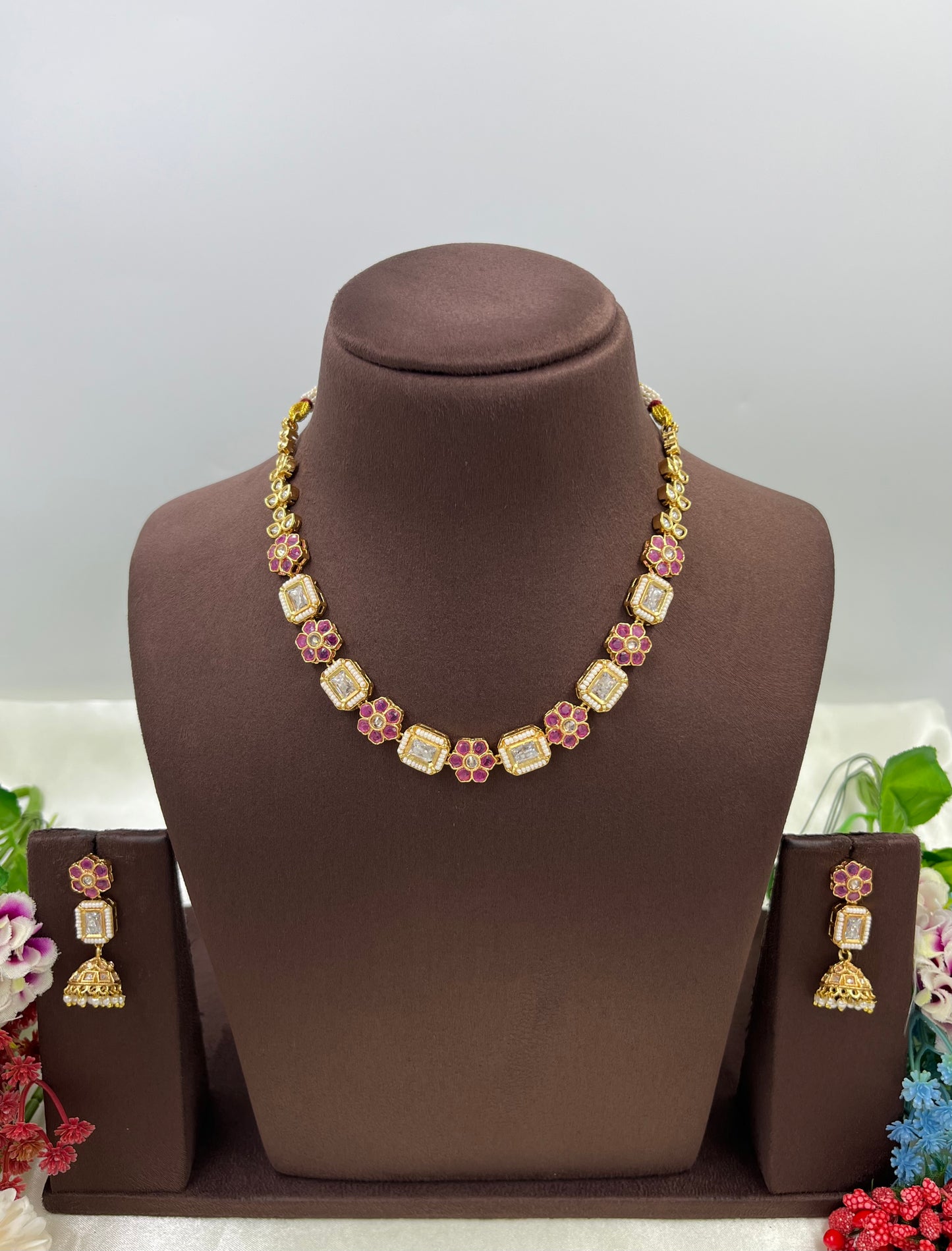 Multi Delicate Kundan Necklace