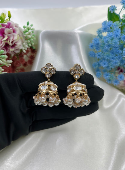 Ambika Moissanite Premium Jumka