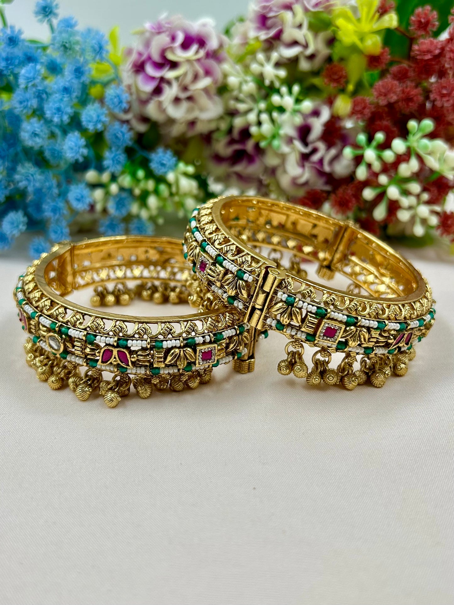 Nisha Premium Chorski Bangles (Openable)