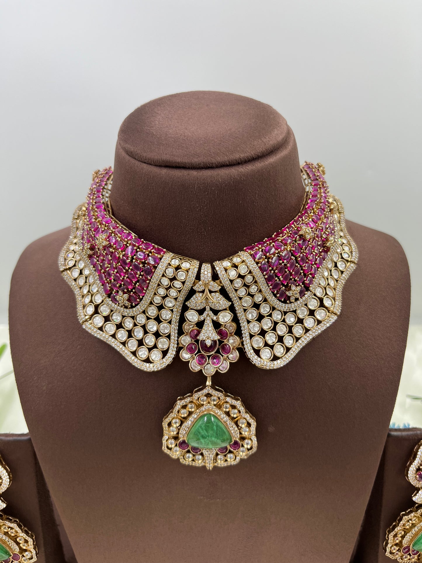 Sheesh Mahal Premium Kundan Necklace