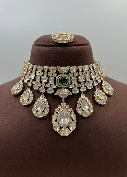 Meera Moissanite Choker Necklace