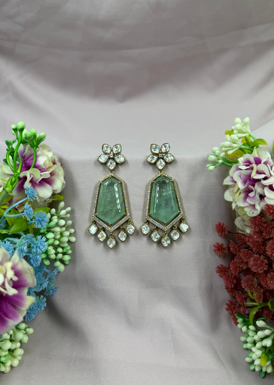 Zoe Victorian Moissanite Earring