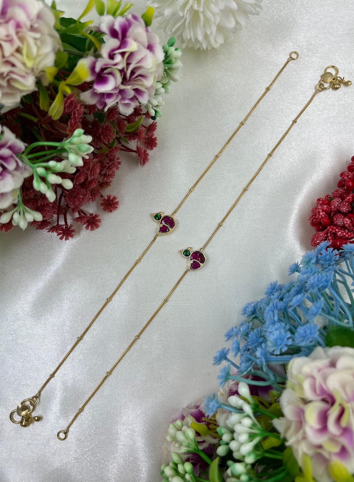 Bhanu Pachi Kundan Anklet