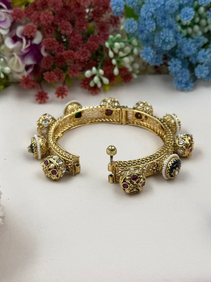 Priti Heritage Chorski Bangles (Openable)