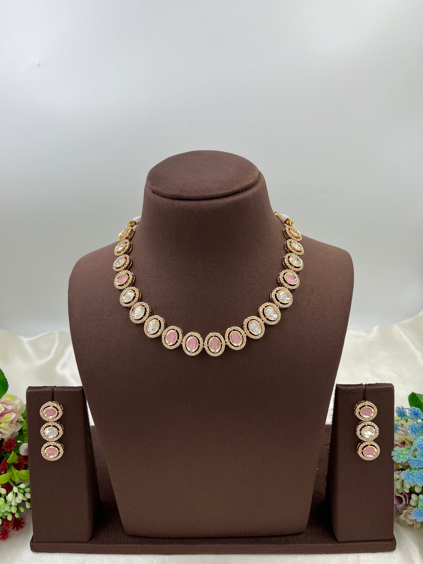 Gilded Bloom Premium Moissanite Necklace