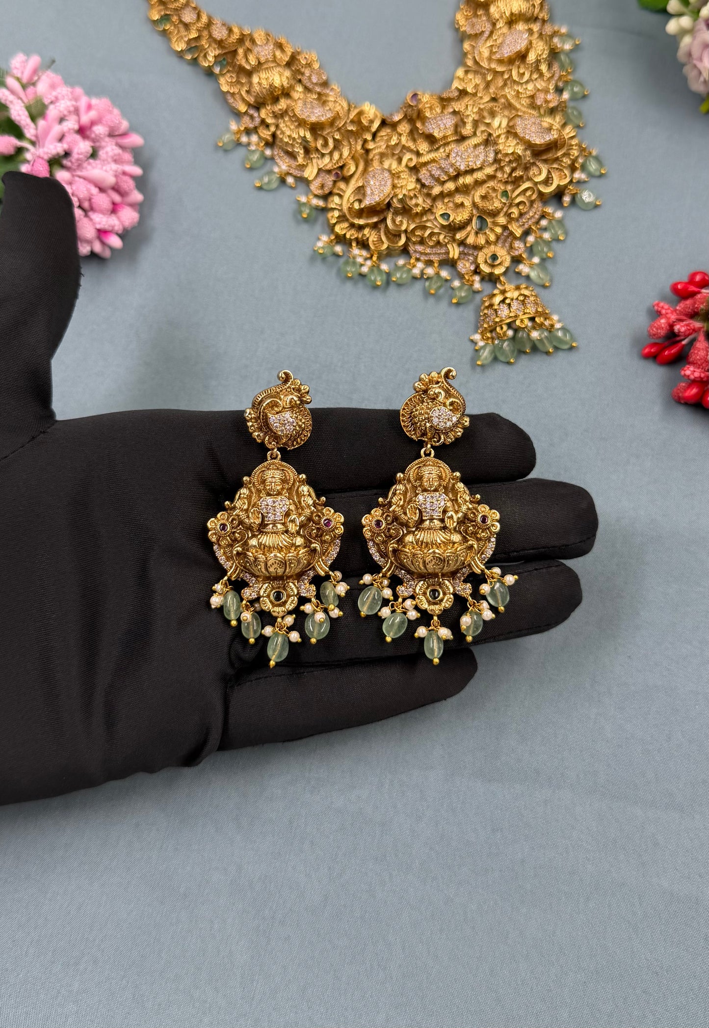 Namita South Indian Temple Necklace Set