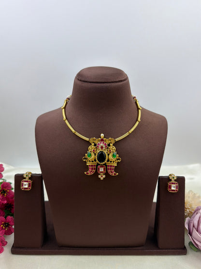 Swara Traditional Hasli Necklace Set