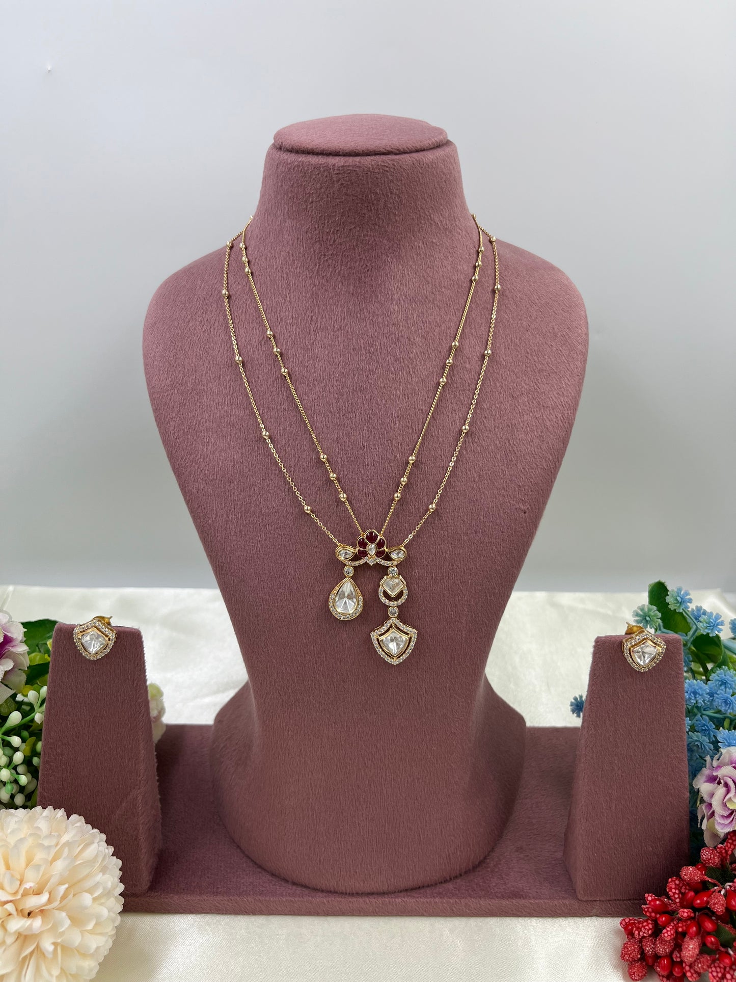 Regal Redance Premium Moissanite Chain Pendent