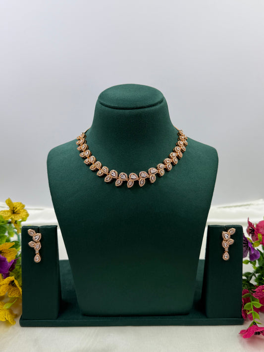 Jiya Rose Gold Necklace