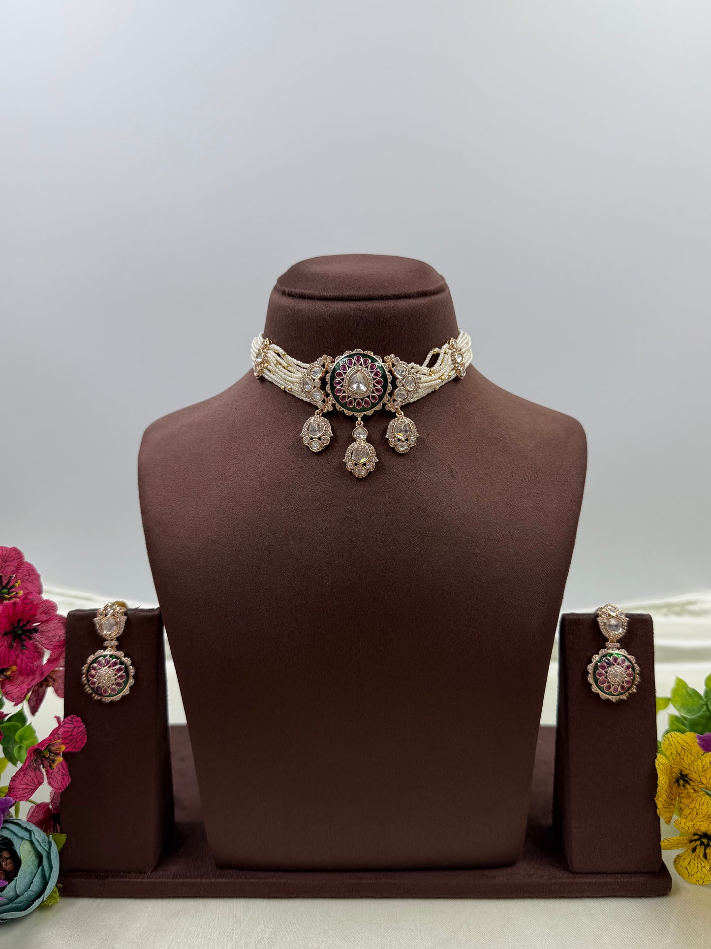 Inaya Moissanite Necklace Set