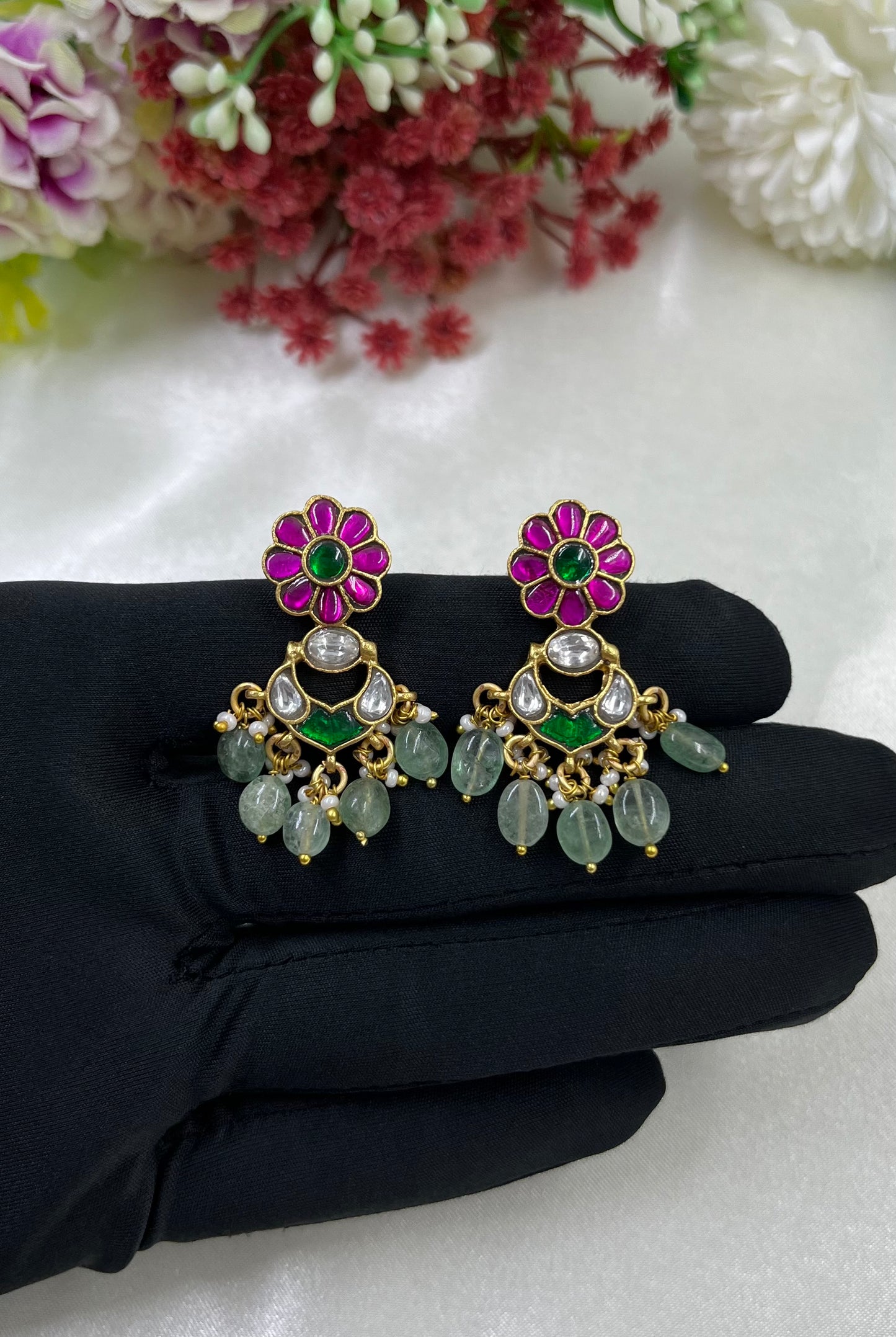 Prithvi Jadau Pachi Kundan Earring