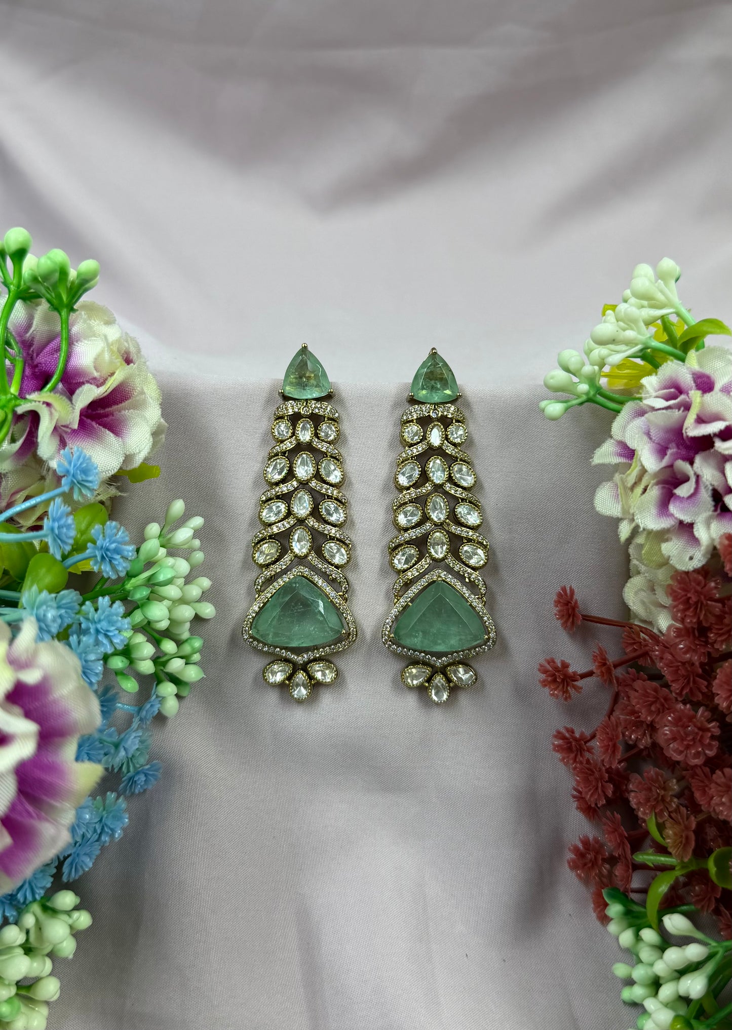 Olivia Victorian Moissanite Earring