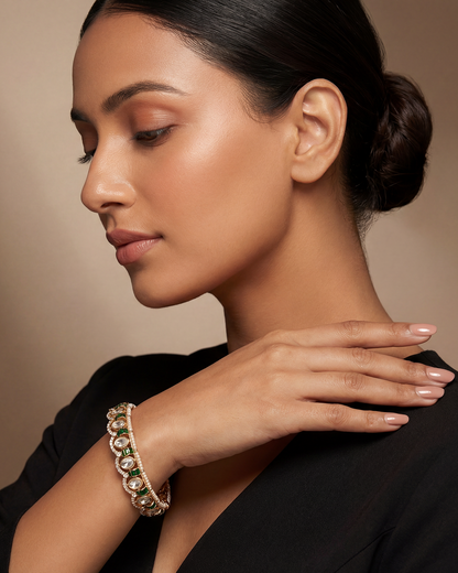 Mamta Moissanite Bracelet (Openable)