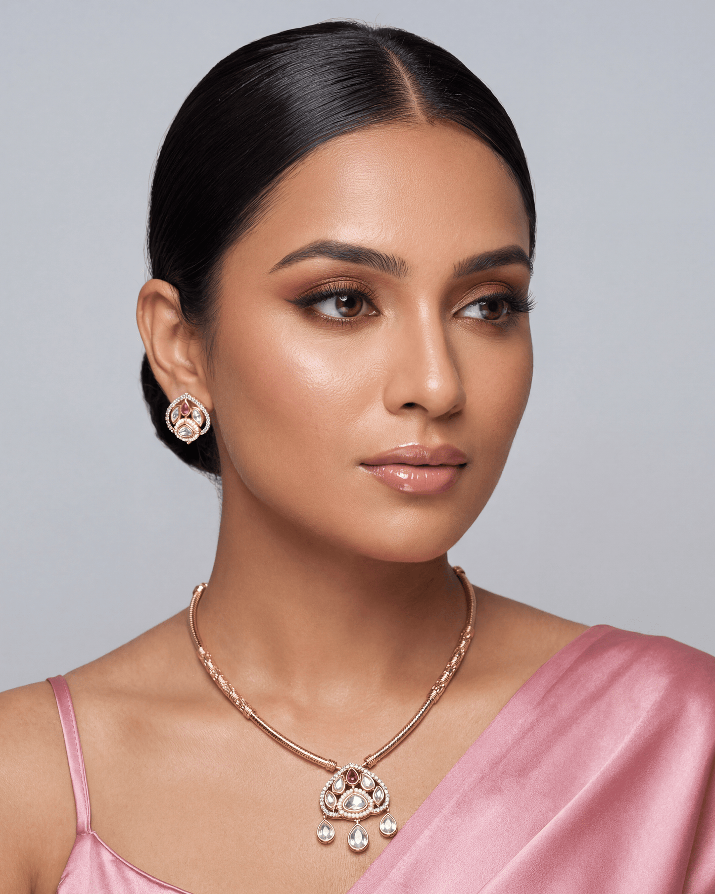 Jennifer Moissanite Hasli Necklace