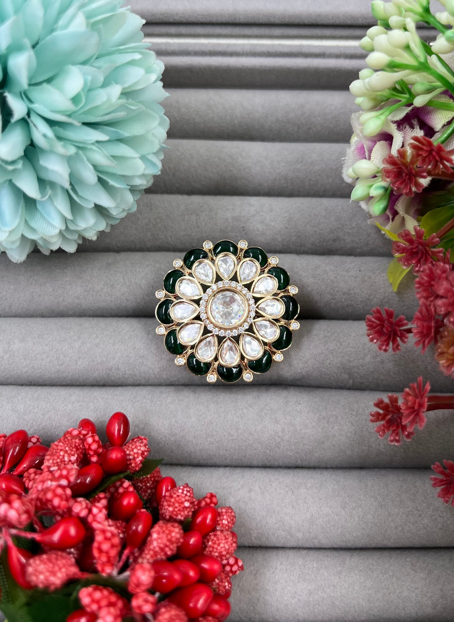 Divya Moissanite Ring