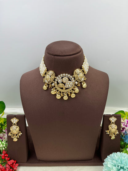 Sanjana Antique Choker Necklace