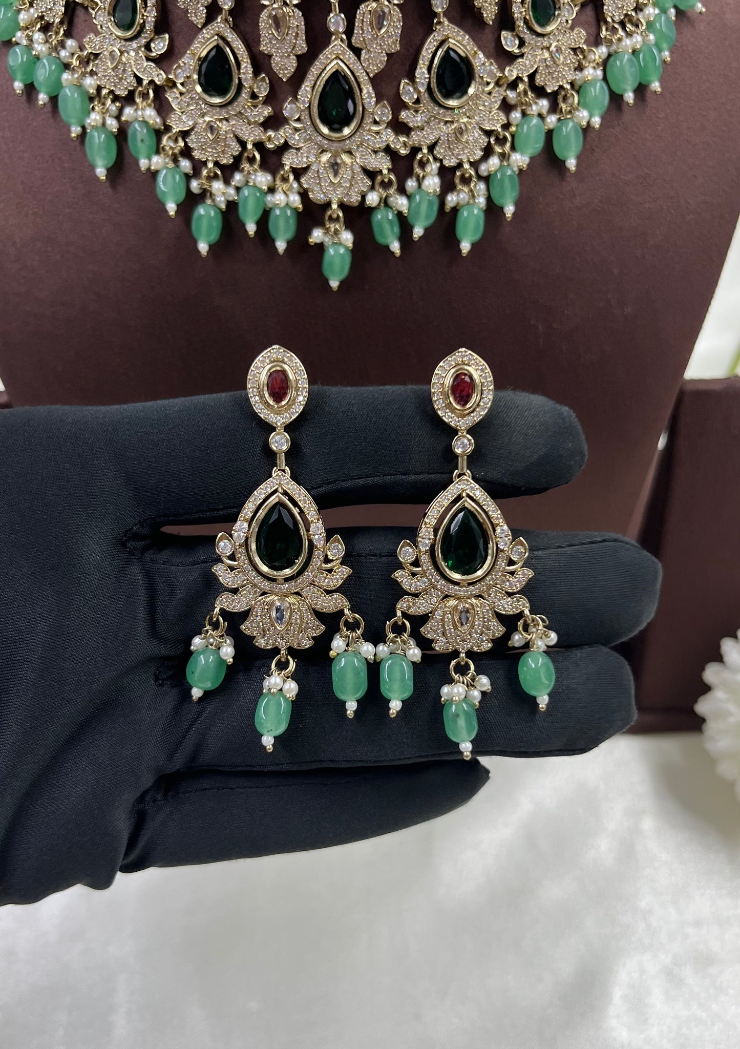 Rashmika Victorian Choker Necklace Set