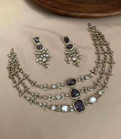 Victorian Triple Layer Necklace Set