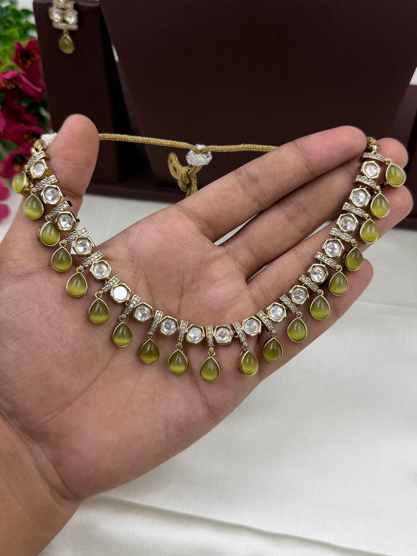 Pooja Premium Victorian Necklace Set