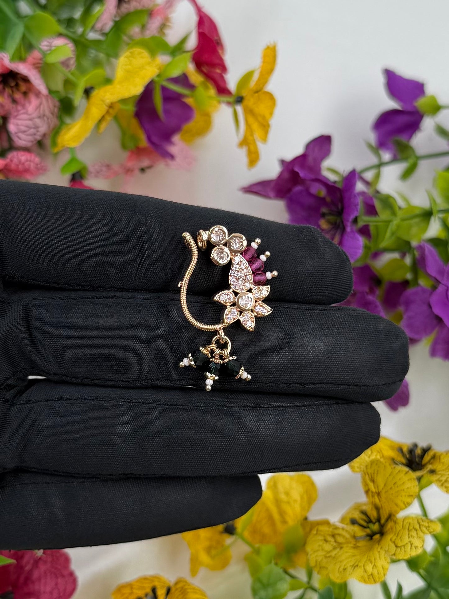 Riya Moissanite Nose Ring