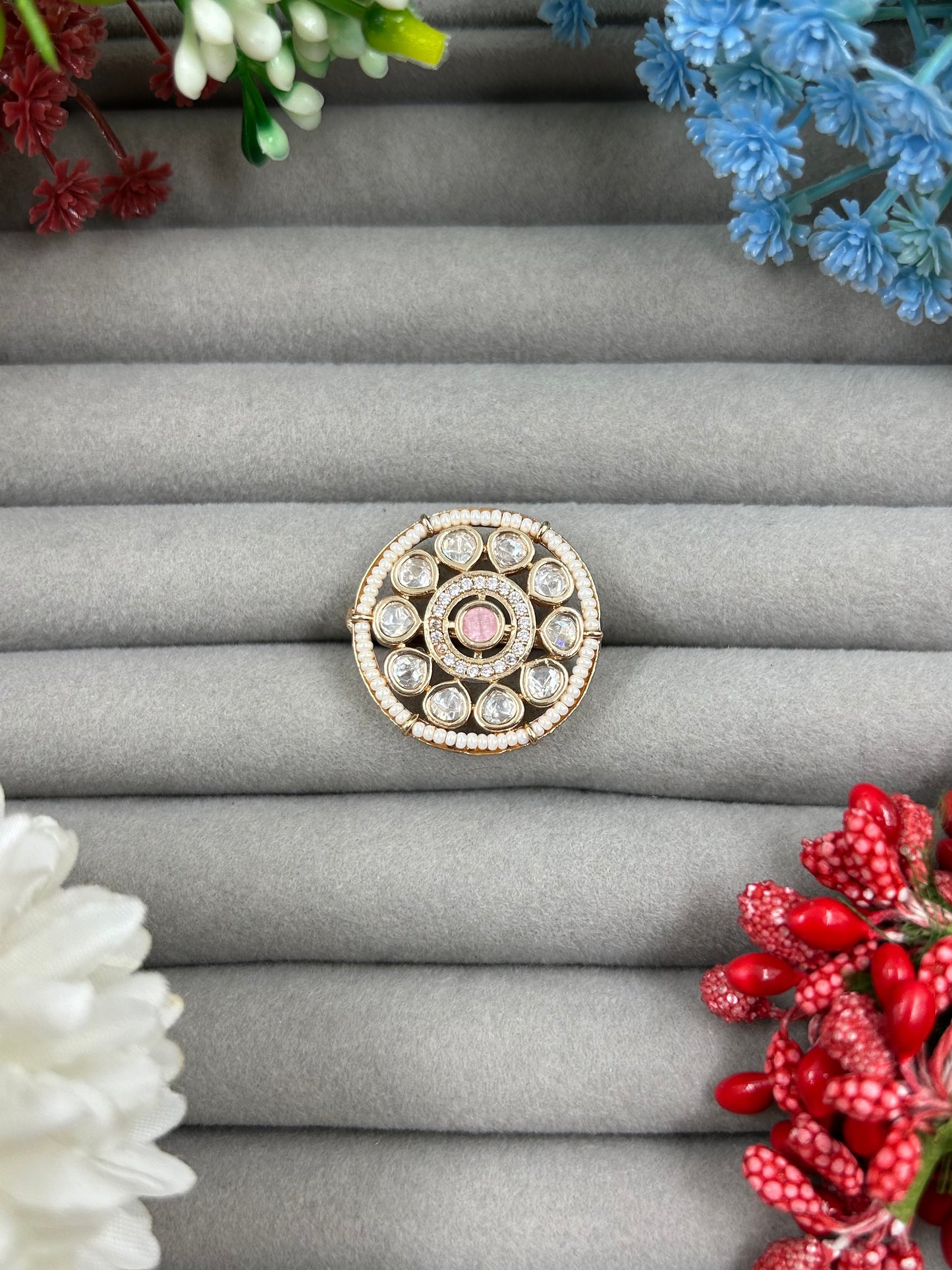 Rosie Moissanite Ring (Adjustable)
