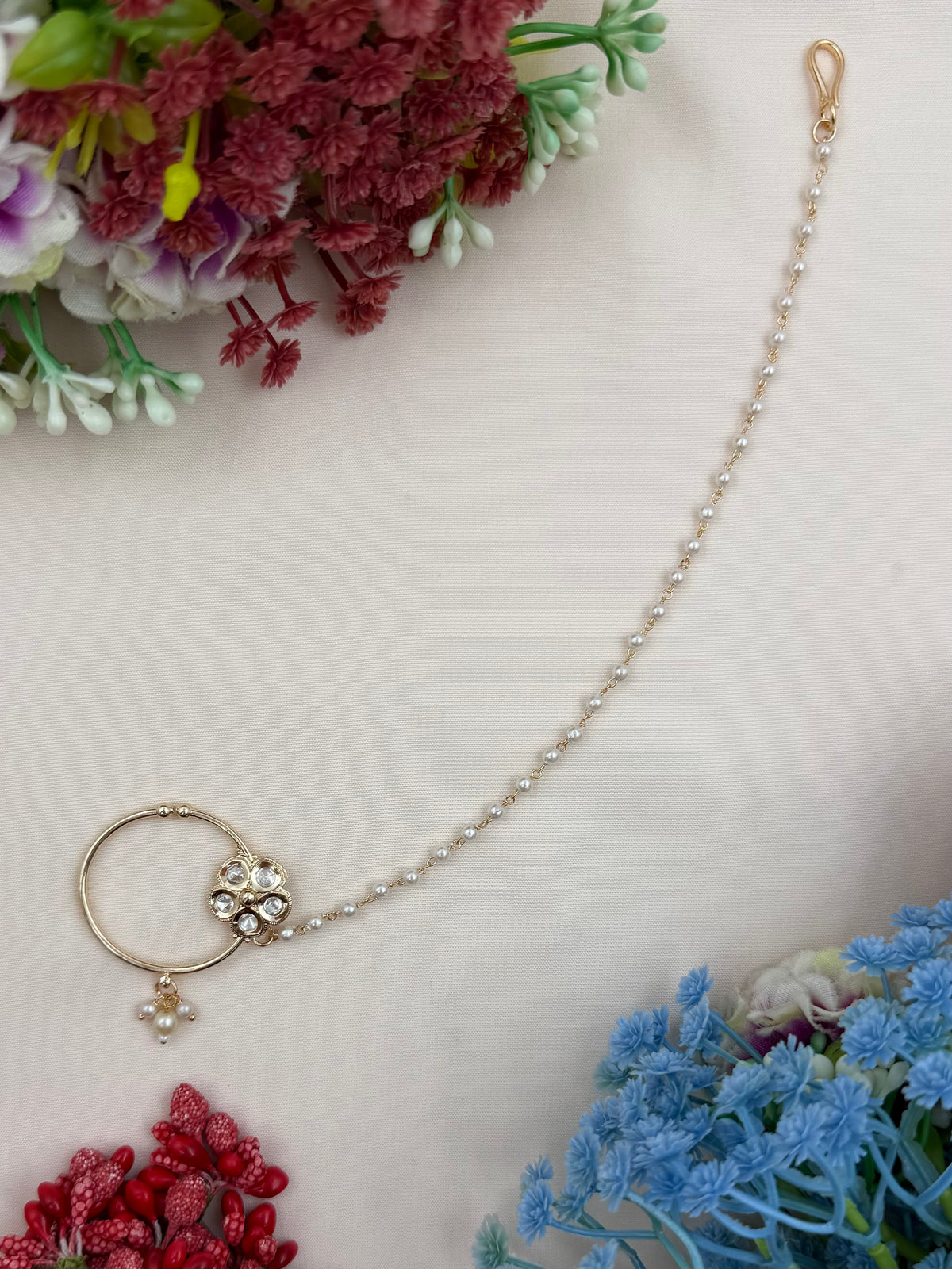 Kashvi Traditional Indian Nose Ring