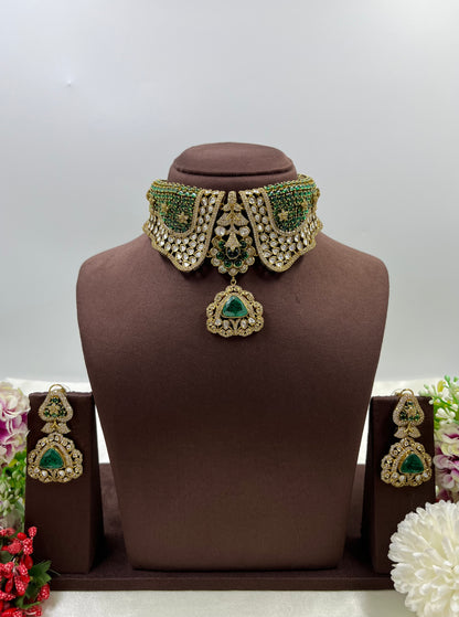 Pakhi Jaipuri Kundan Choker Necklace