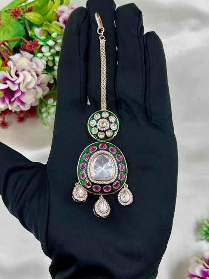 Tanu Moissanite Mang Tika