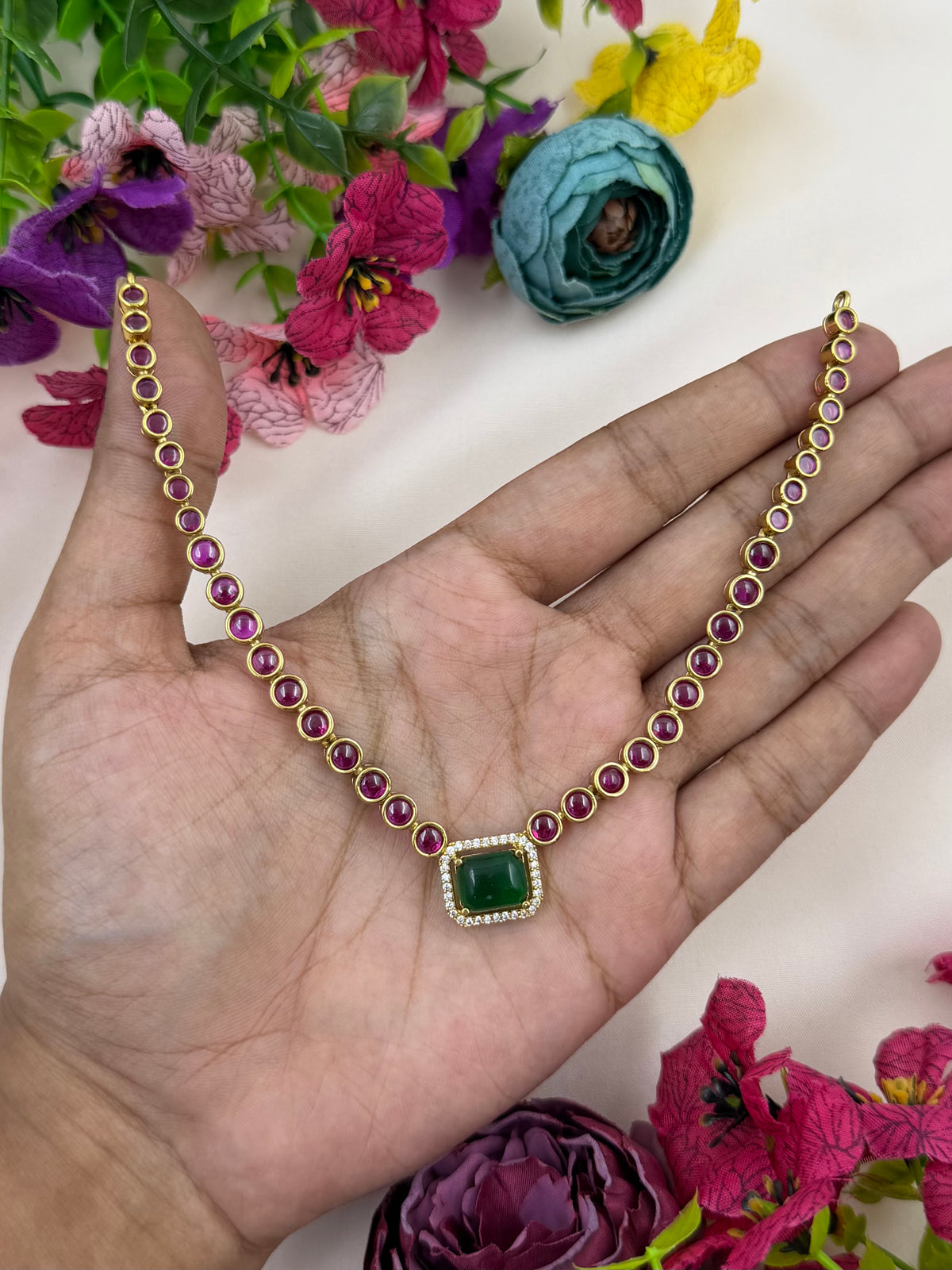 Purvi Victorian Delicate Necklace