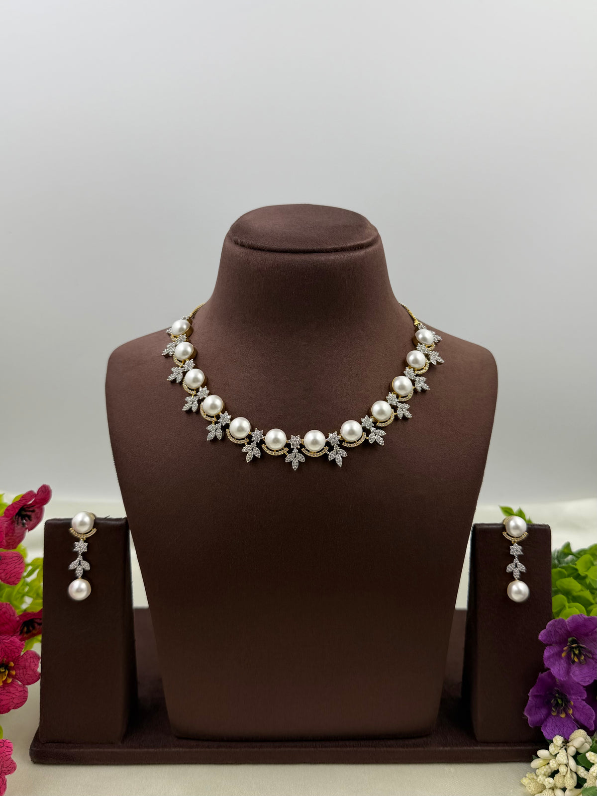 Scarlett American Diamond Necklace Set