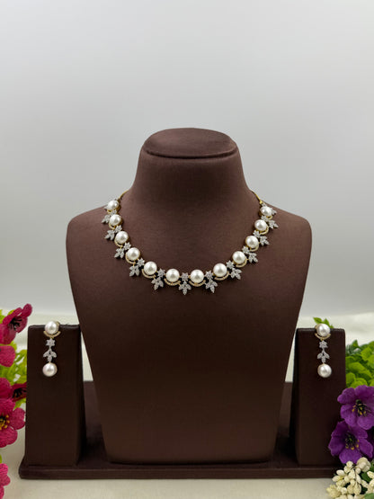 Scarlett American Diamond Necklace Set