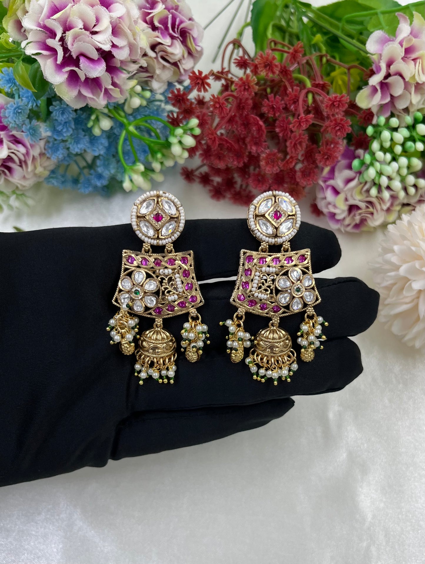 Ekisha Brass Earing