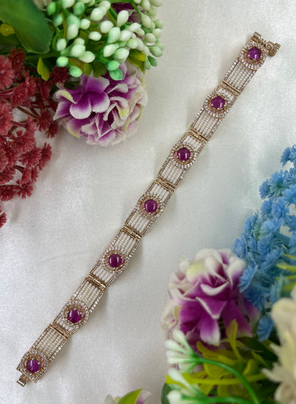 Regal Moissanite Bracelet