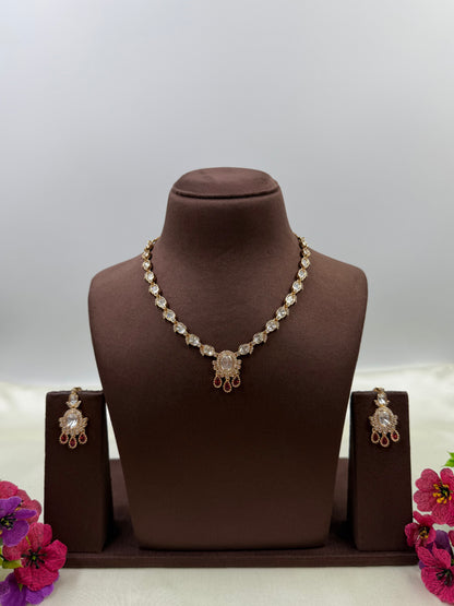 Rutika Moissanite Delicate Necklace