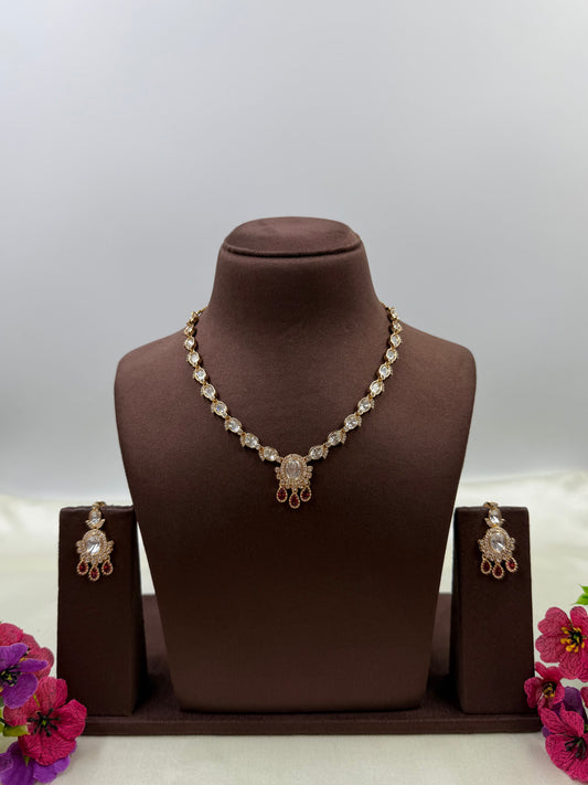 Rutika Moissanite Delicate Necklace