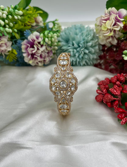 Nayab Moissanite Kundan Bracelet