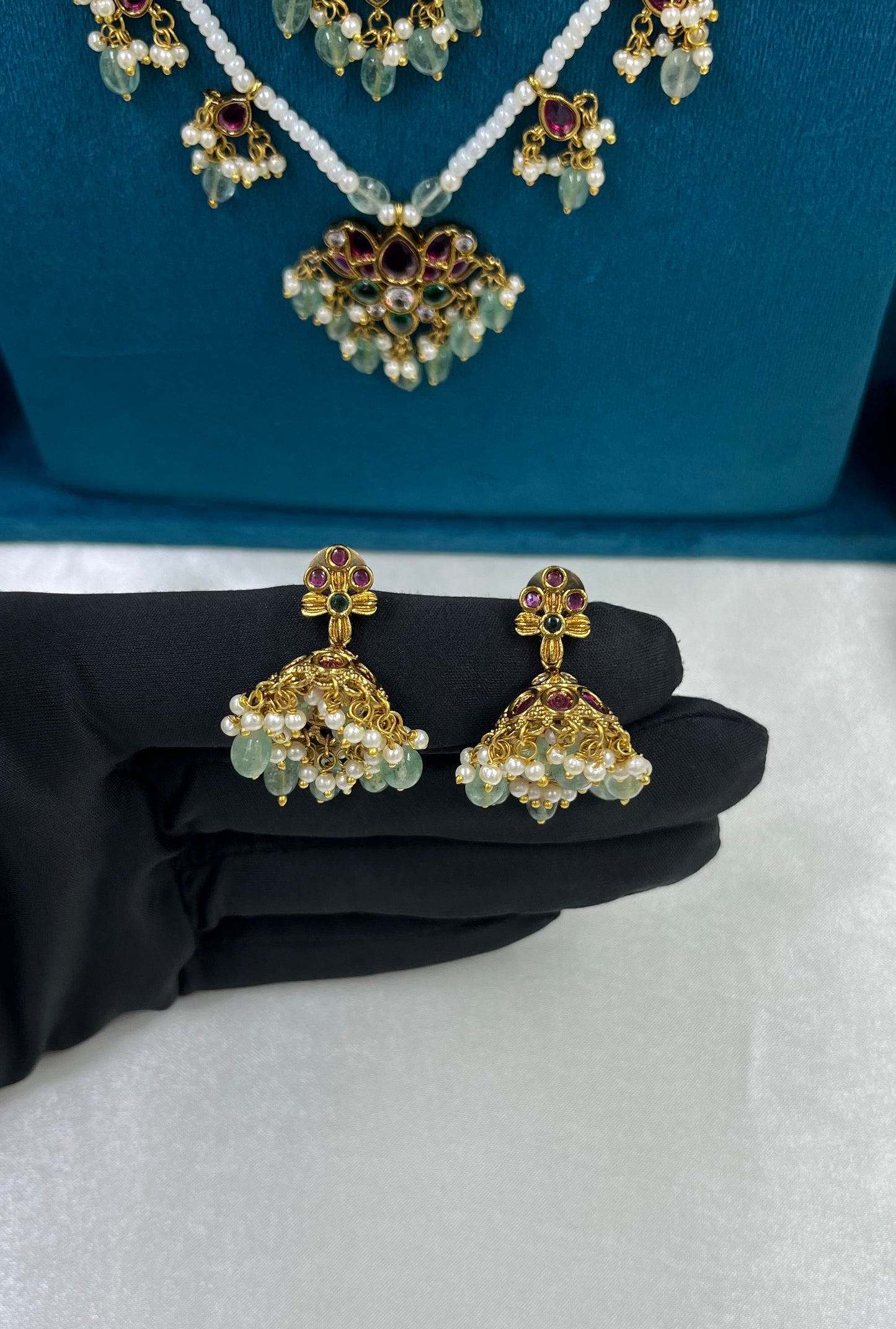 Anya Tripal Layer Victorian Long Necklace