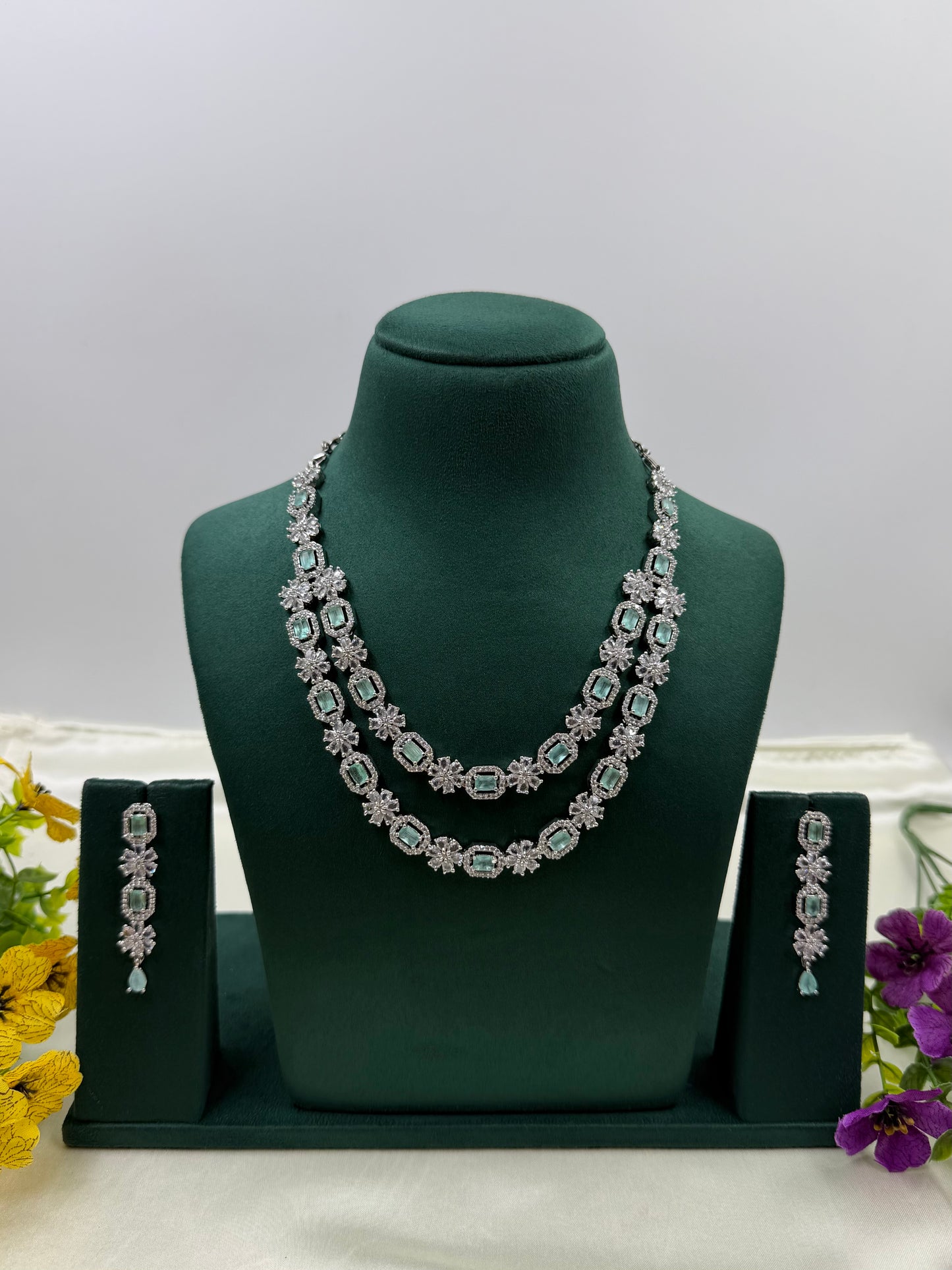 Kinjal American Diamond Necklace
