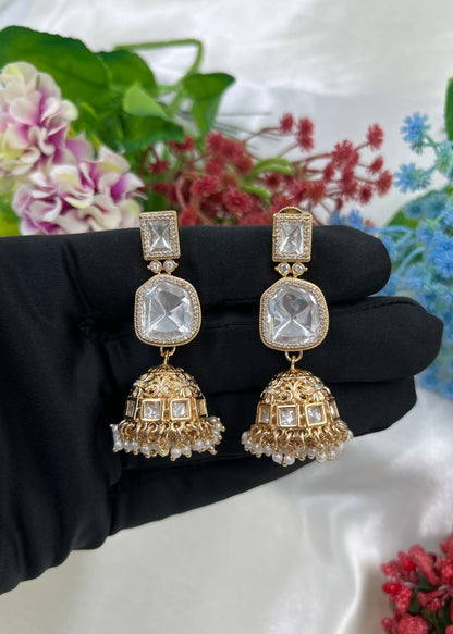 Leele Moissanite Jumka