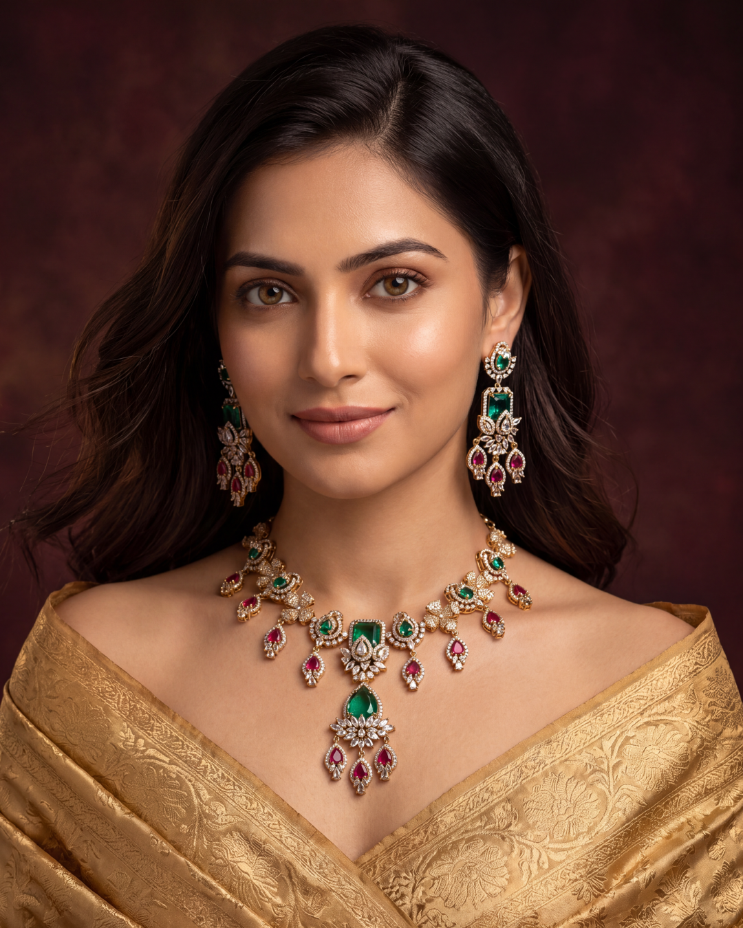 Megha Victorian Premium Necklace
