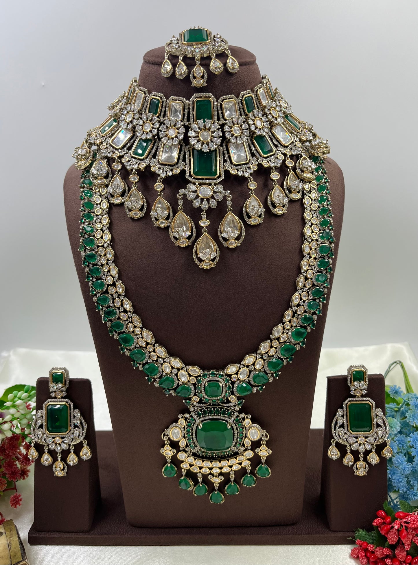 Tanu Victorian Moissanite Premium Combo Set