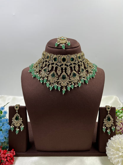 Rashmika Victorian Choker Necklace Set