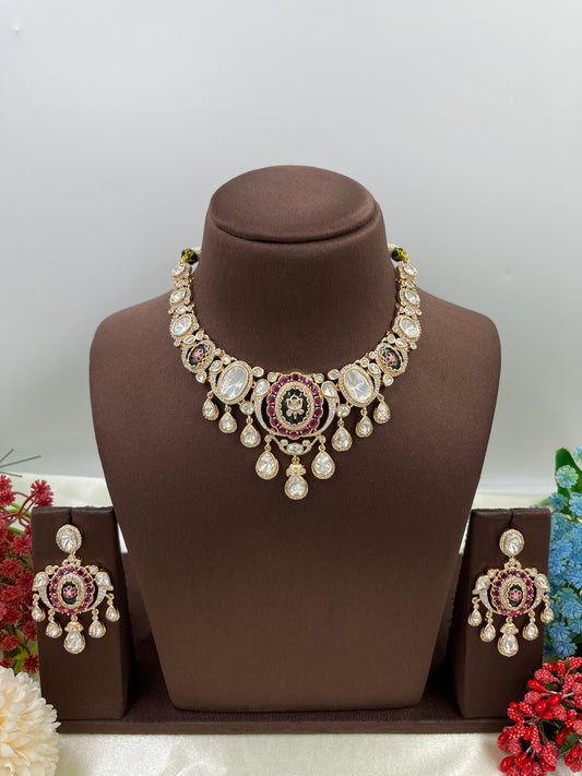 Noor Moissanite Necklace